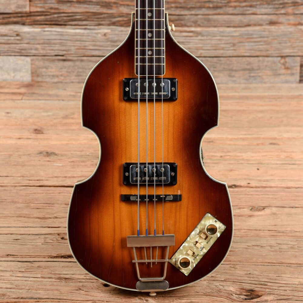 Hofner Violin Bass Sunburst 1960s - My Store