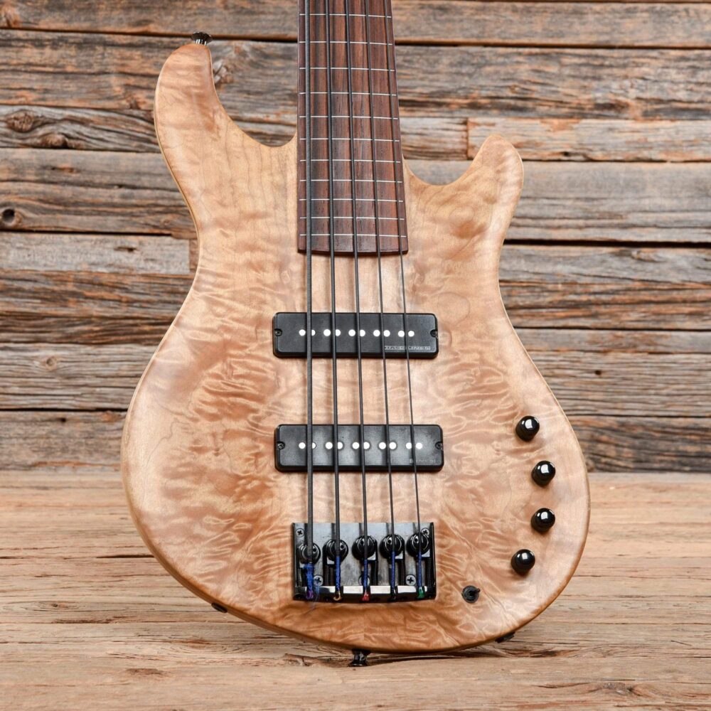 Ken Lawrence Exotic 5-String Fretless Bass Natural - My Store