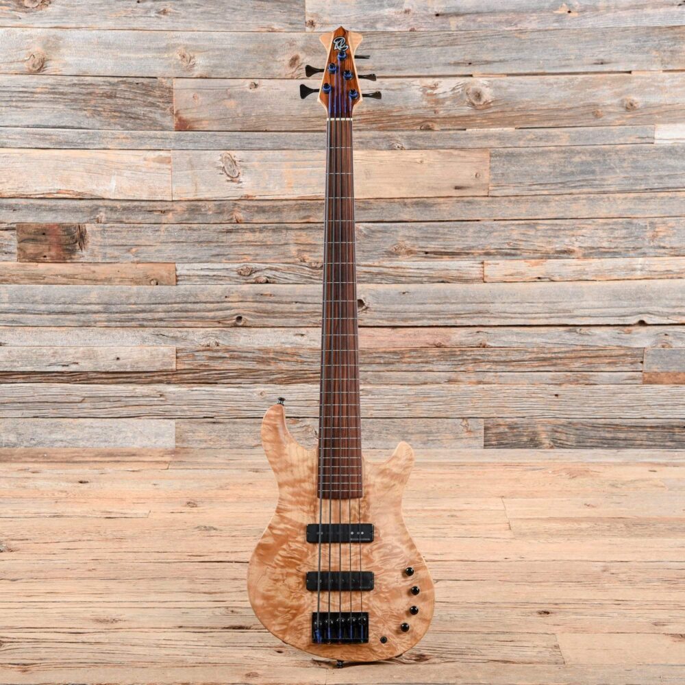 Ken Lawrence Exotic 5-String Fretless Bass Natural - My Store