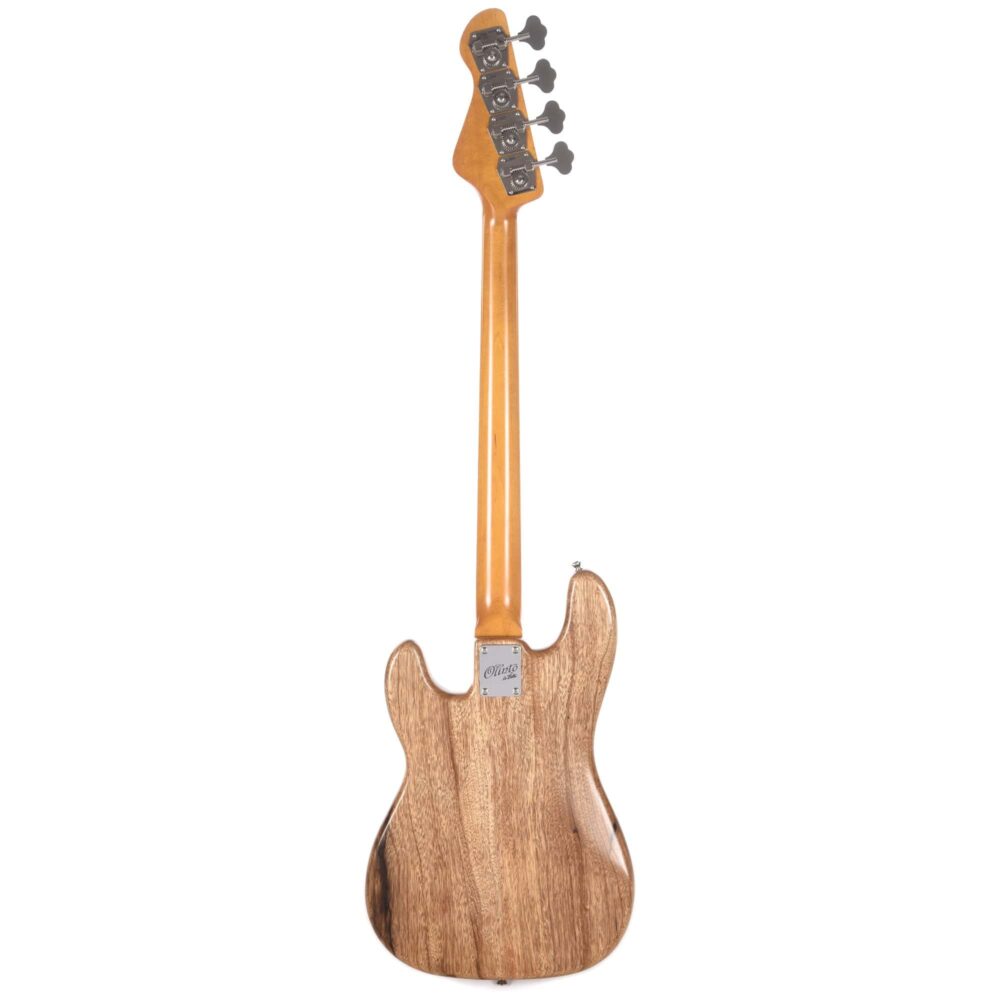 La Bella Olinto Black Limba Bass Transparent Matte w/Gold Anodized Pickguard - My Store