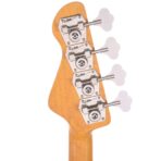 La Bella Olinto Black Limba Bass Transparent Matte w/Gold Anodized Pickguard - My Store