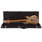 La Bella Olinto Black Limba Bass Transparent Matte w/Gold Anodized Pickguard - My Store