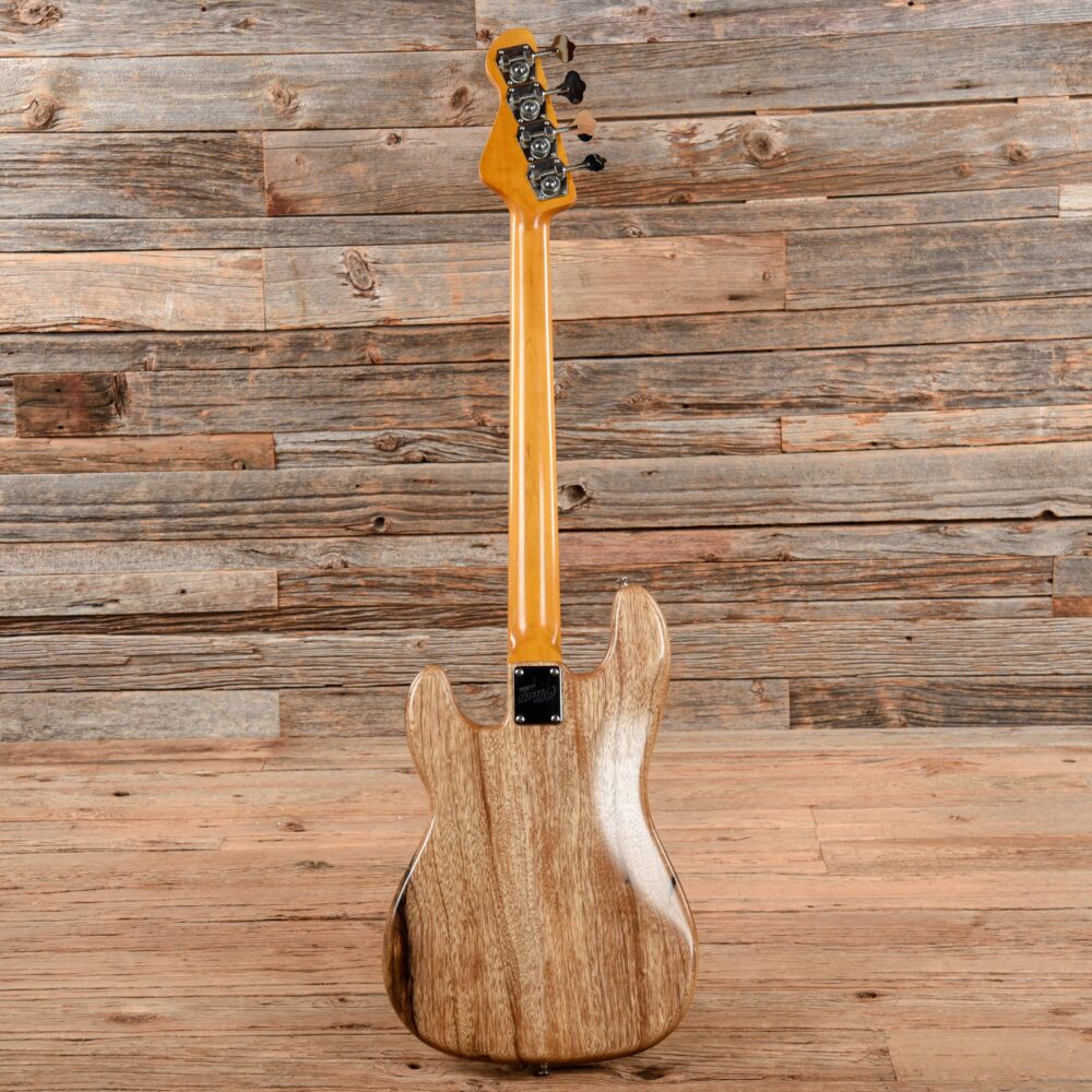 La Bella Olinto Black Limba Bass Transparent Matte w/Gold Anodized Pickguard - My Store