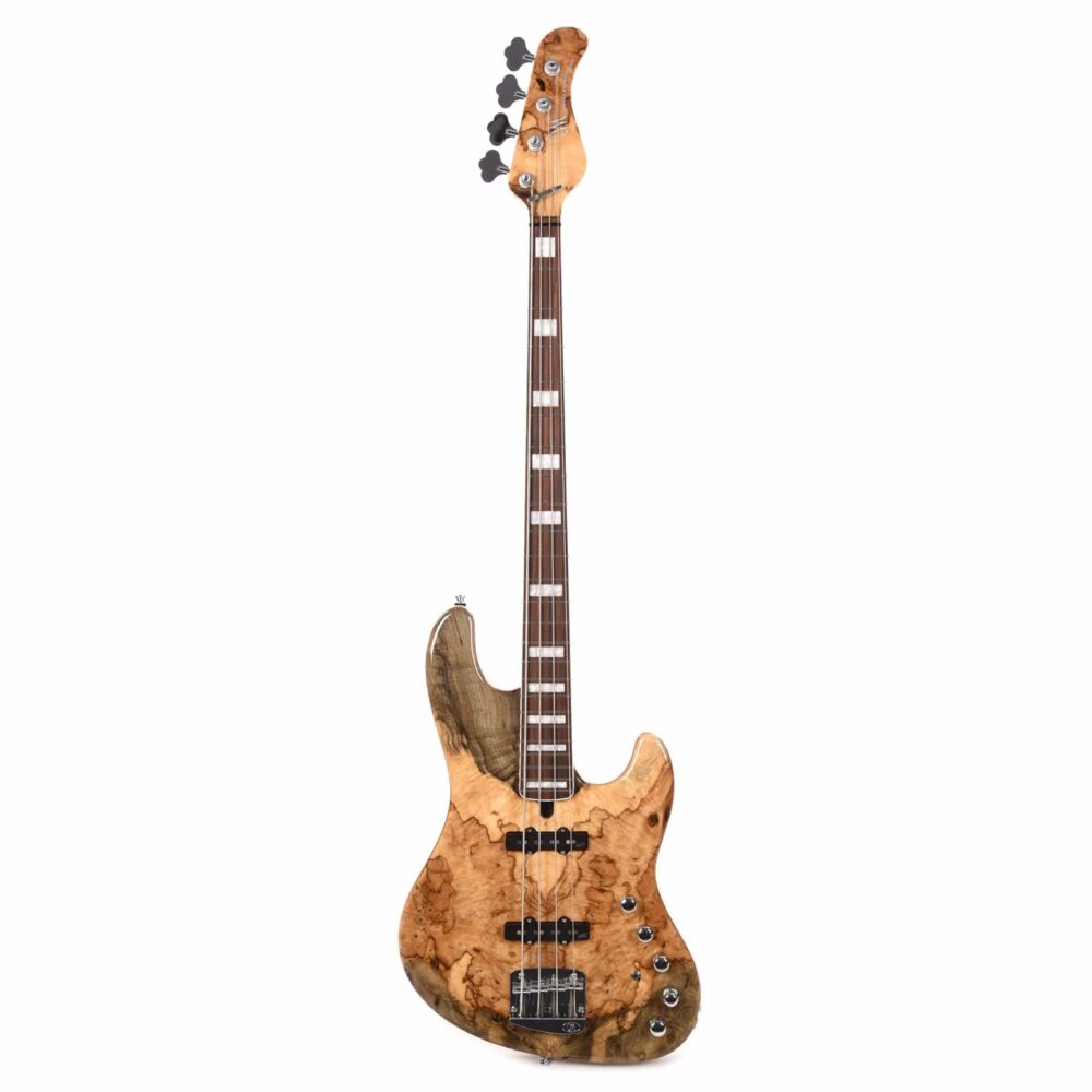 Mayones Jabba Custom BB 4-String Buckeye Burl Natural Gloss - My Store