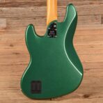 Fender American Ultra Jazz Bass Mystic Pine Green w/Ebony Fingerboard, Anodized Gold Pickguard, & Matching Headcap - My Store