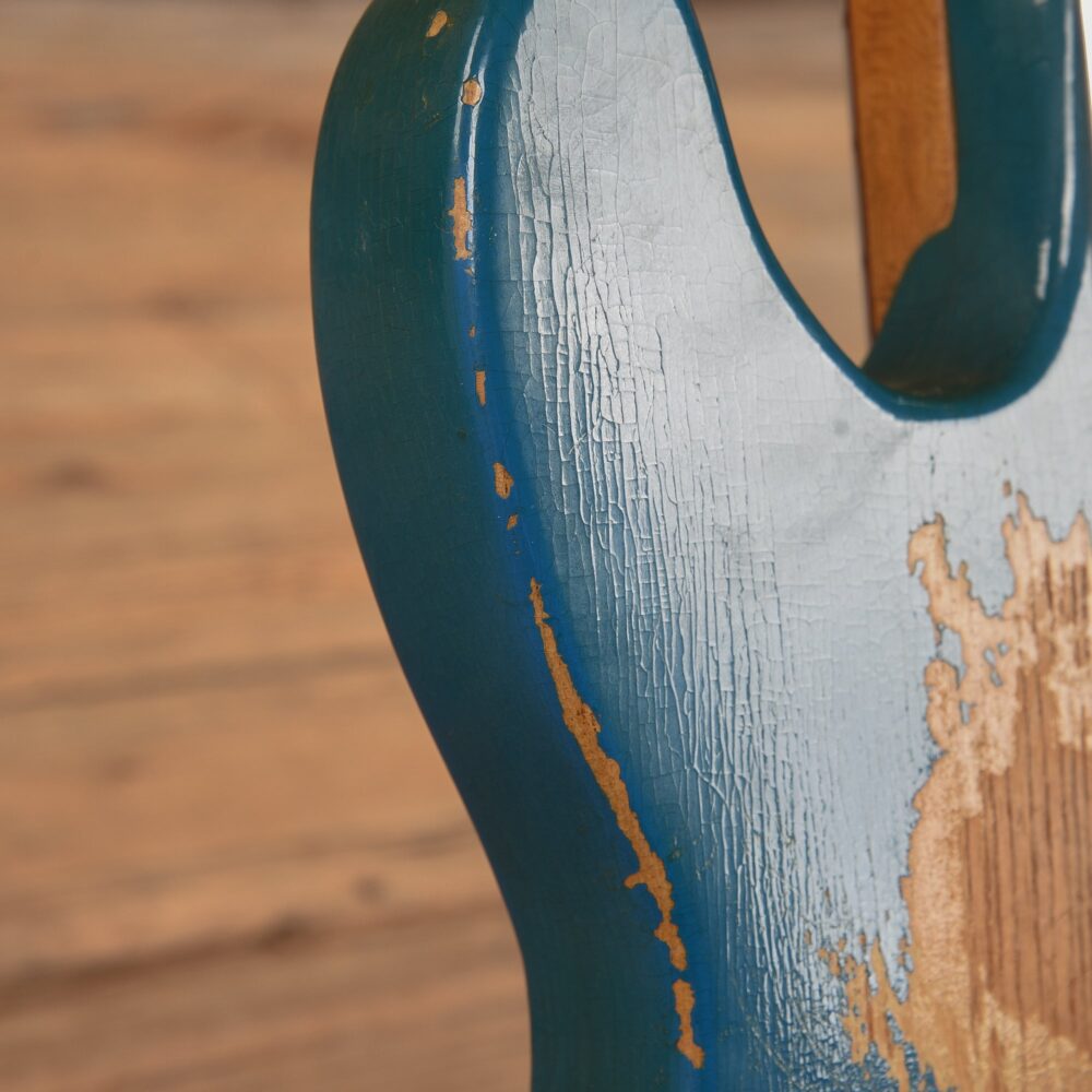 Fender Late '60s Telecaster Bass Body w/Late '62 Veneer Precision Bass Neck Blue Refin 1960s - My Store