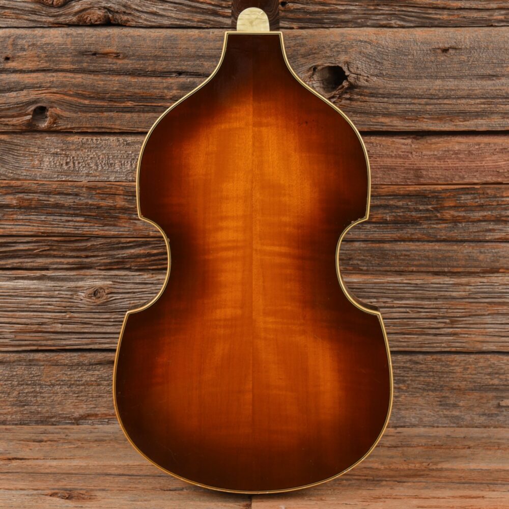 Hofner 500/1 1963 body w/Late 70s neck Sunburst 1963 LEFTY - My Store