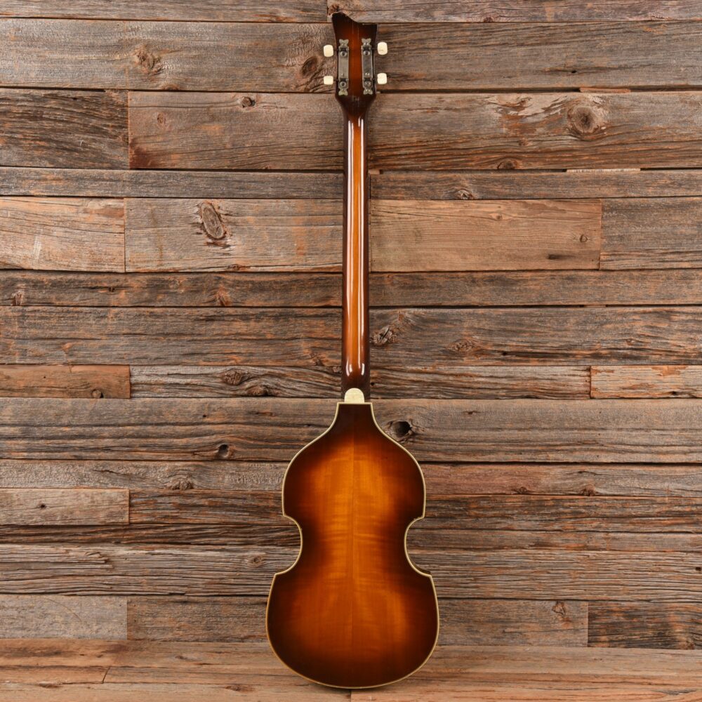 Hofner 500/1 1963 body w/Late 70s neck Sunburst 1963 LEFTY - My Store