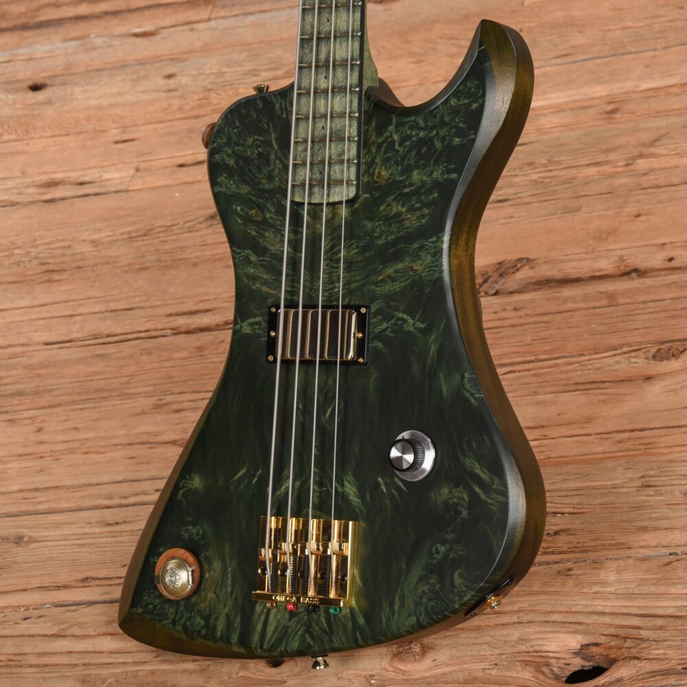 Dunable R2 Burl Top Bass w/Bigfoot Pickup & Built in Pipe Transparent Green 2020 - My Store