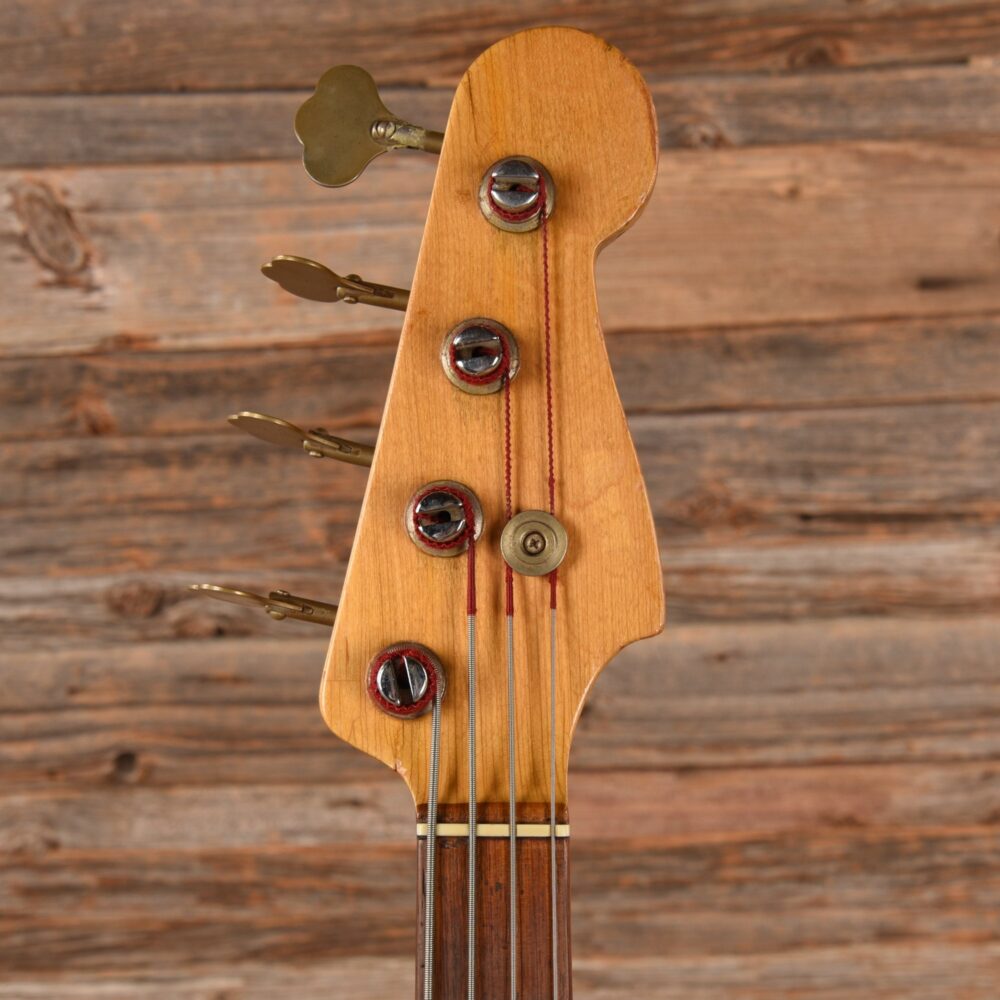 Fender Late '60s Telecaster Bass Body w/Late '62 Veneer Precision Bass Neck Blue Refin 1960s - My Store
