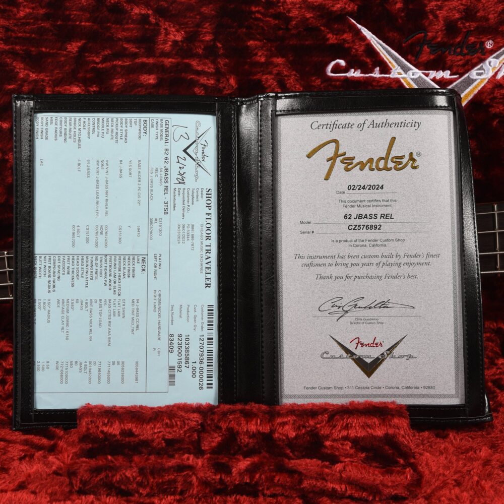 Fender Custom Shop 1962 Jazz Bass Relic 3-Color Sunburst - My Store