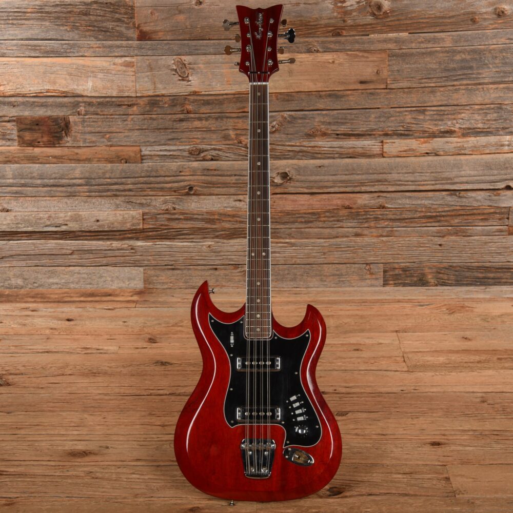 Hagstrom 8 String Bass Cherry 1960s - My Store