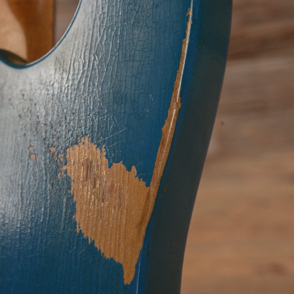 Fender Late '60s Telecaster Bass Body w/Late '62 Veneer Precision Bass Neck Blue Refin 1960s - My Store