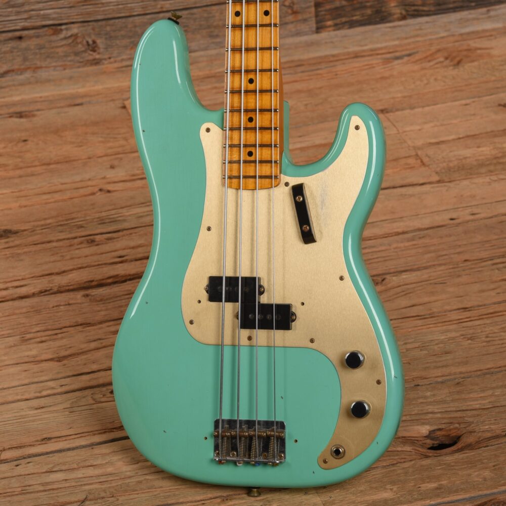 Fender Custom Shop '59 Precision Bass Journeyman Relic Faded Aged Sea Foam Green 2022 - My Store