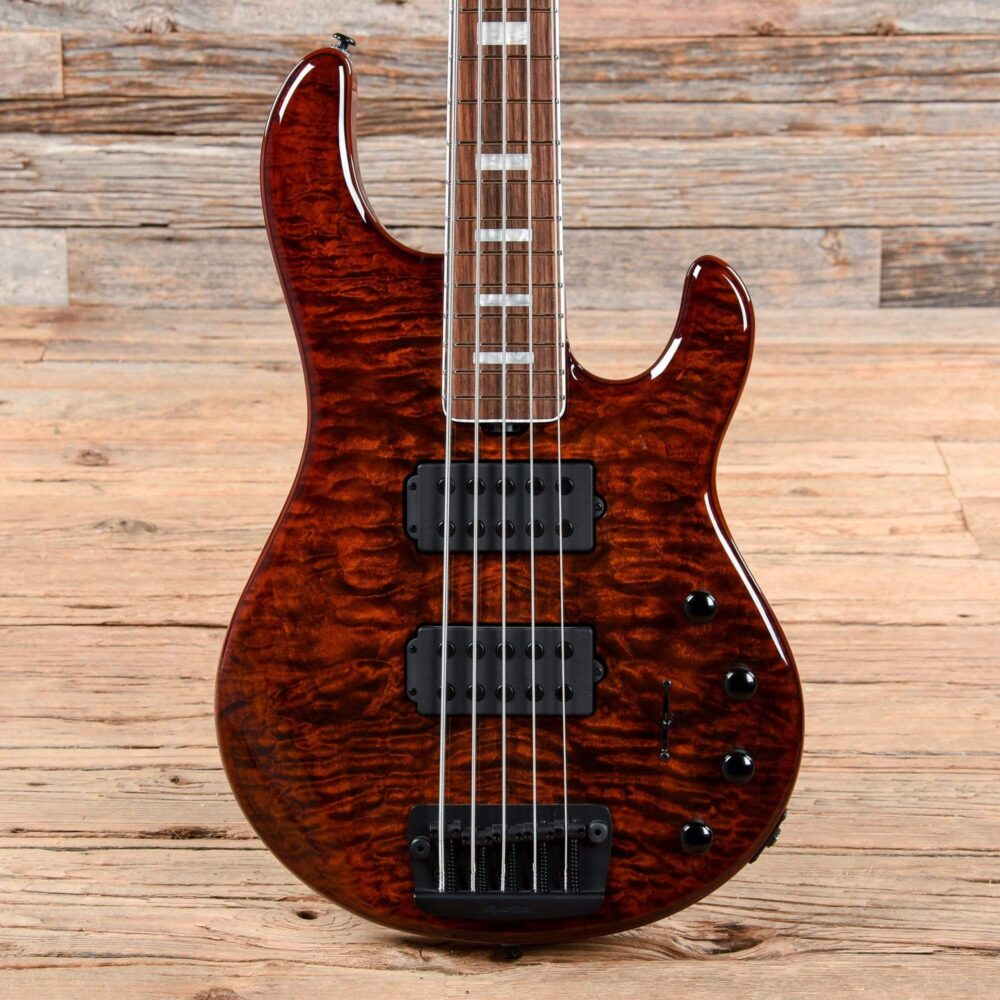 Music Man BFR StingRay Special 5 HH Giants Orange Quilt - My Store