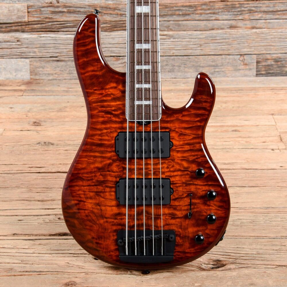 Music Man BFR StingRay Special 5 HH Giants Orange Quilt - My Store