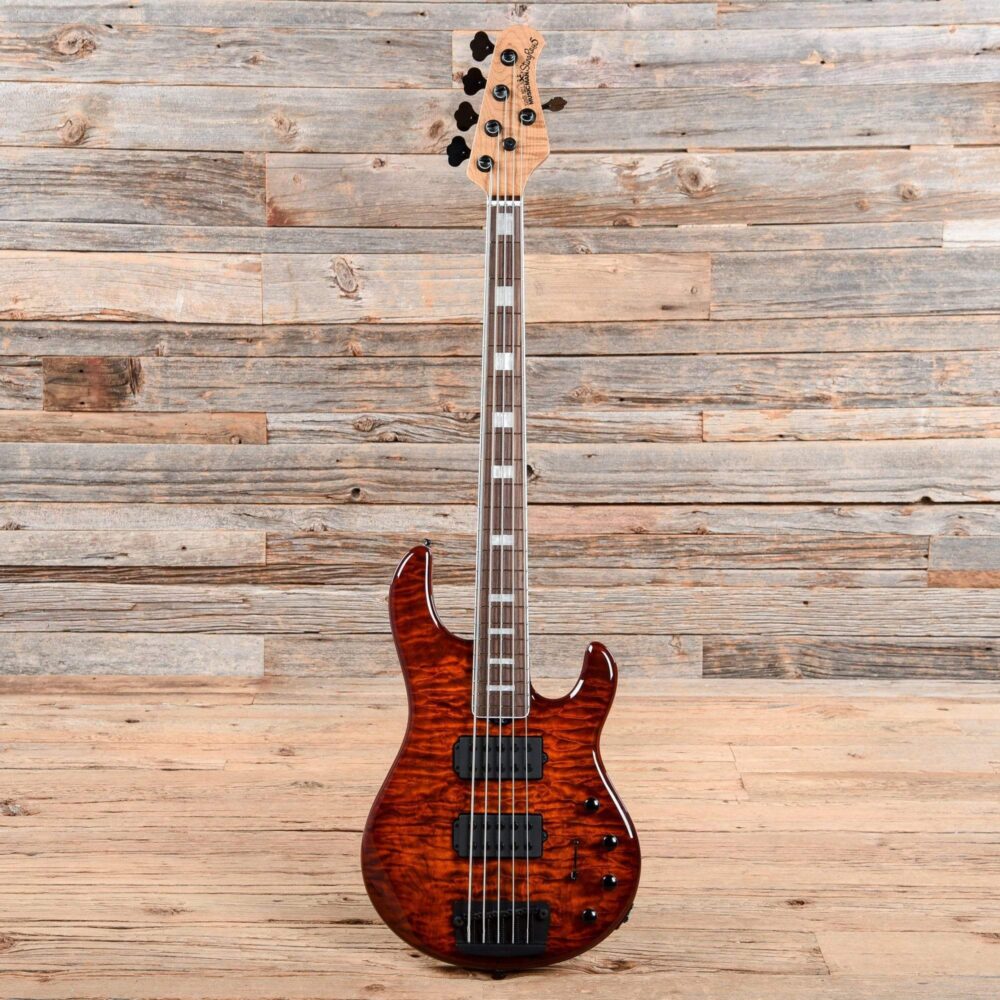 Music Man BFR StingRay Special 5 HH Giants Orange Quilt - My Store