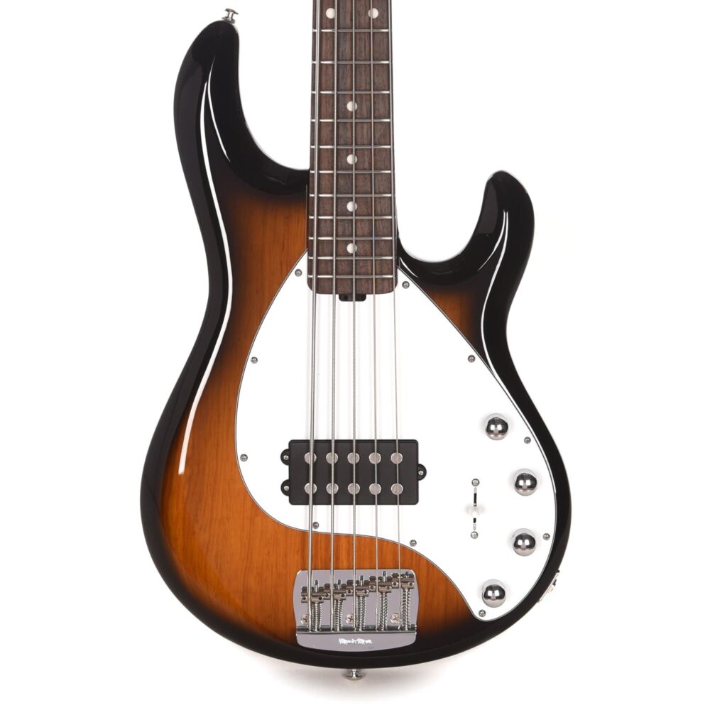 Music Man StingRay5 Special 5-String Vintage Tobacco w/White Pickguard - My Store