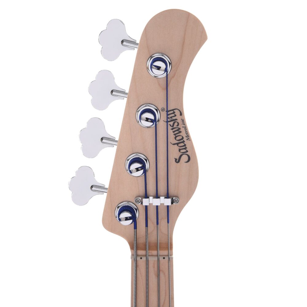 Sadowsky MetroLine 21-Fret Hybrid PJ Bass 4-String Swamp Ash Body Bora Blueburst Transparent Satin - My Store