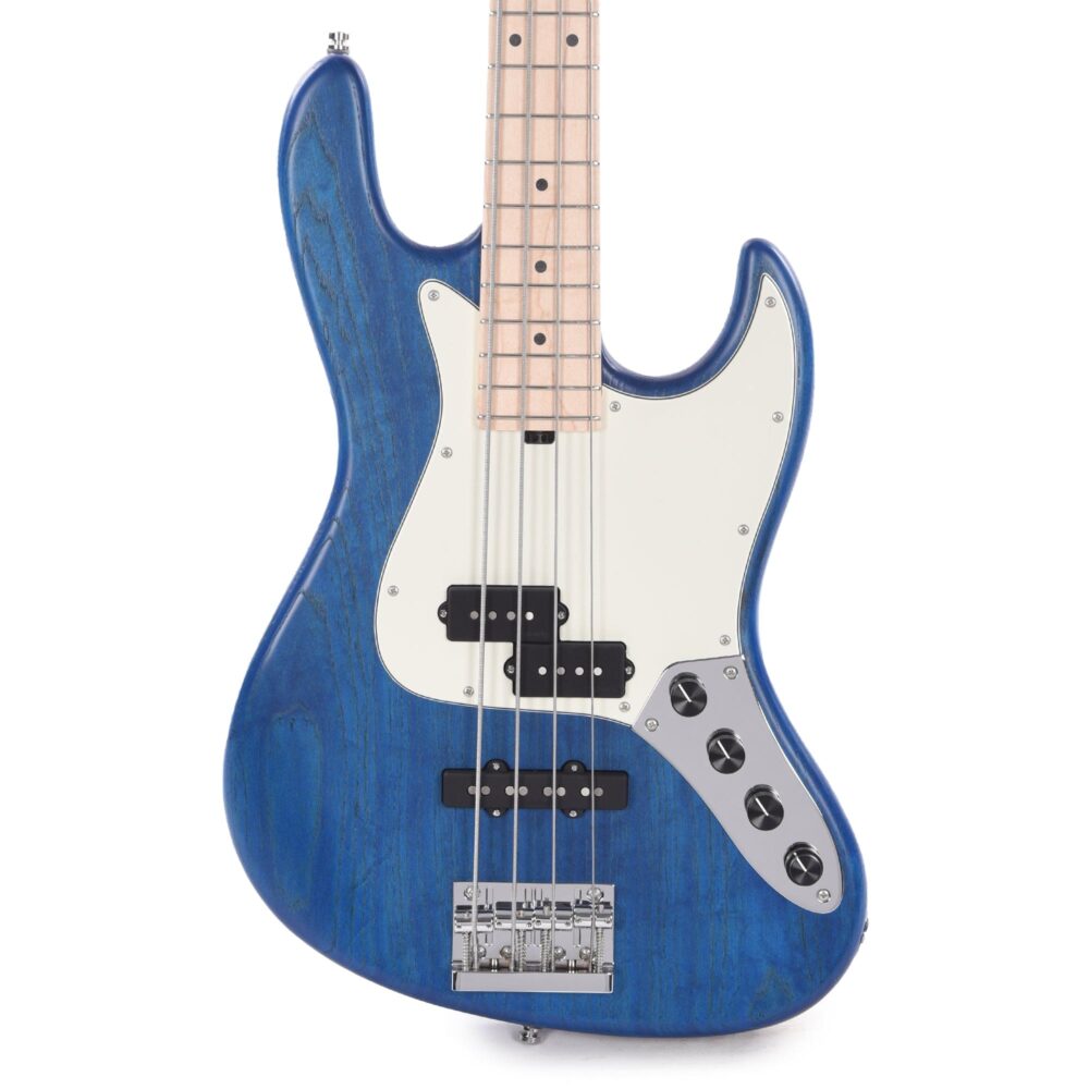 Sadowsky MetroLine 21-Fret Vintage PJ Bass 4-String Swamp Ash Body Ocean Blue Transparent Satin - My Store