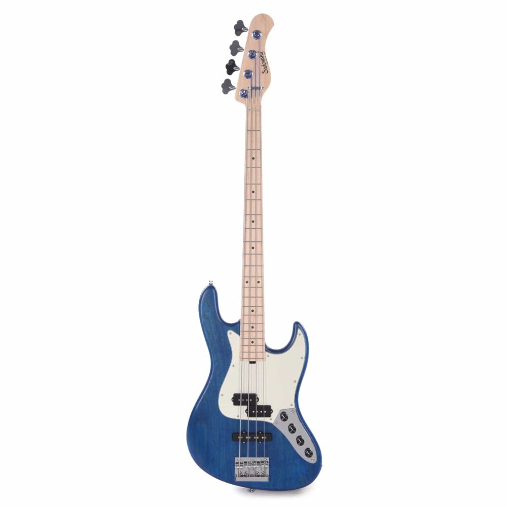 Sadowsky MetroLine 21-Fret Vintage PJ Bass 4-String Swamp Ash Body Ocean Blue Transparent Satin - My Store