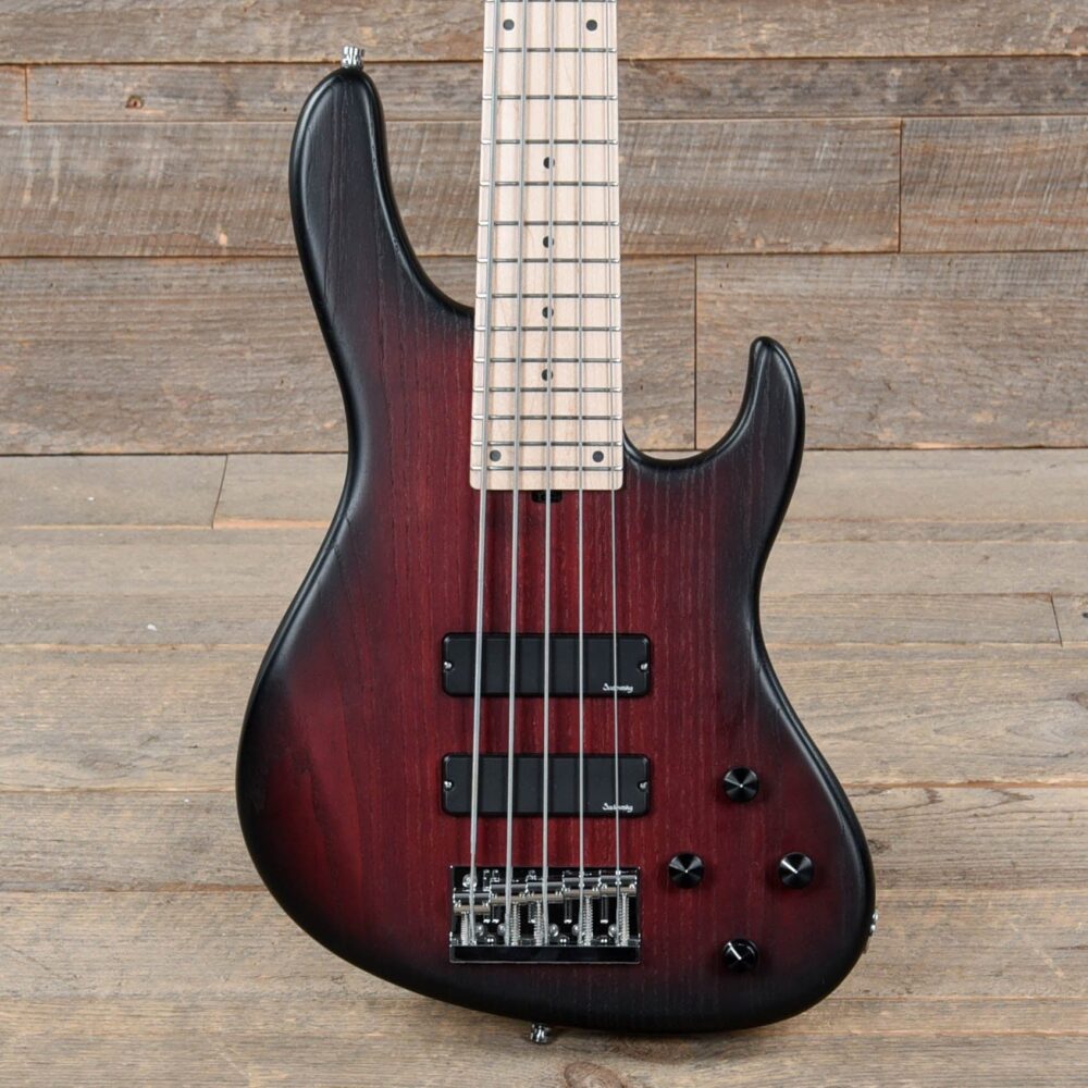 Sadowsky MetroLine Modern 5-String Swamp Burgundy Burst Transparent Satin - My Store