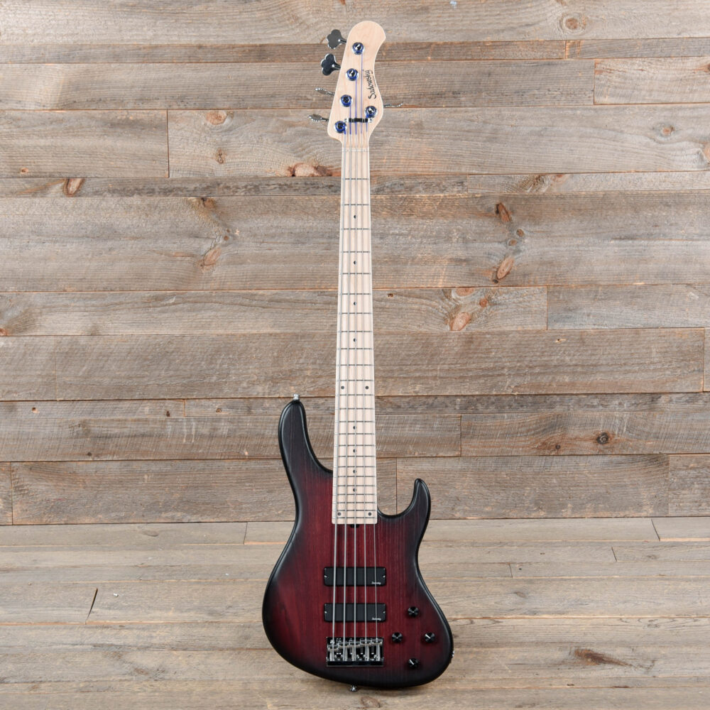 Sadowsky MetroLine Modern 5-String Swamp Burgundy Burst Transparent Satin - My Store
