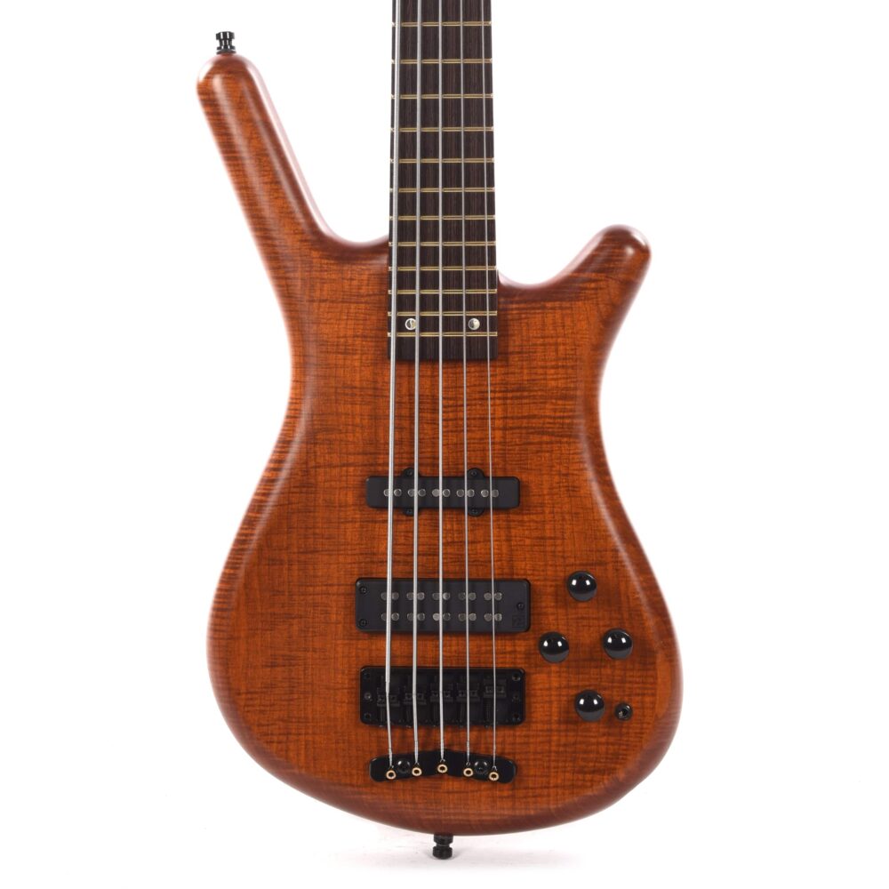 Warwick 2022 Limited Edition Pro Series 5-String Streamette BO Special Amber Transparent Satin - My Store