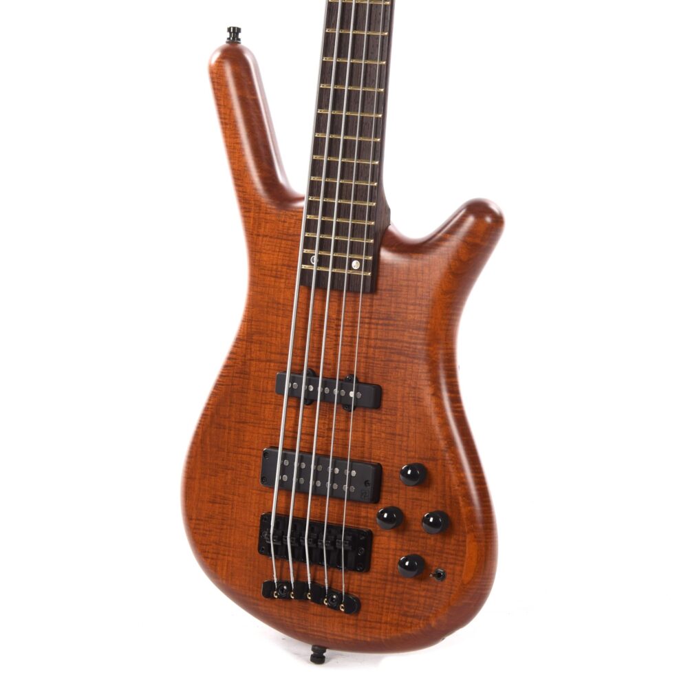 Warwick 2022 Limited Edition Pro Series 5-String Streamette BO Special Amber Transparent Satin - My Store
