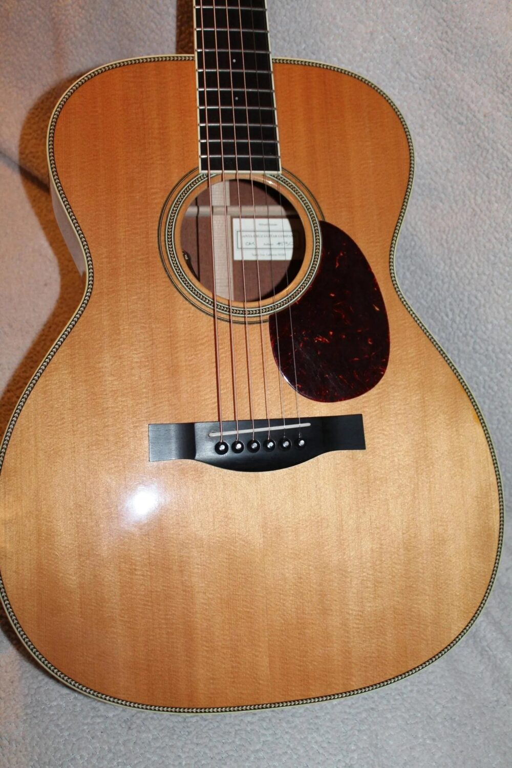Santa Cruz OM Mahogany/Spruce with LR Baggs pickup - The Guitar Rescue-The Guitar Rescue