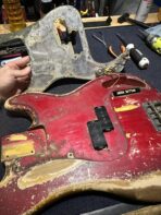 Fender Precision Bass Candy Apple Red 1965 - The Guitar Rescue-The Guitar Rescue