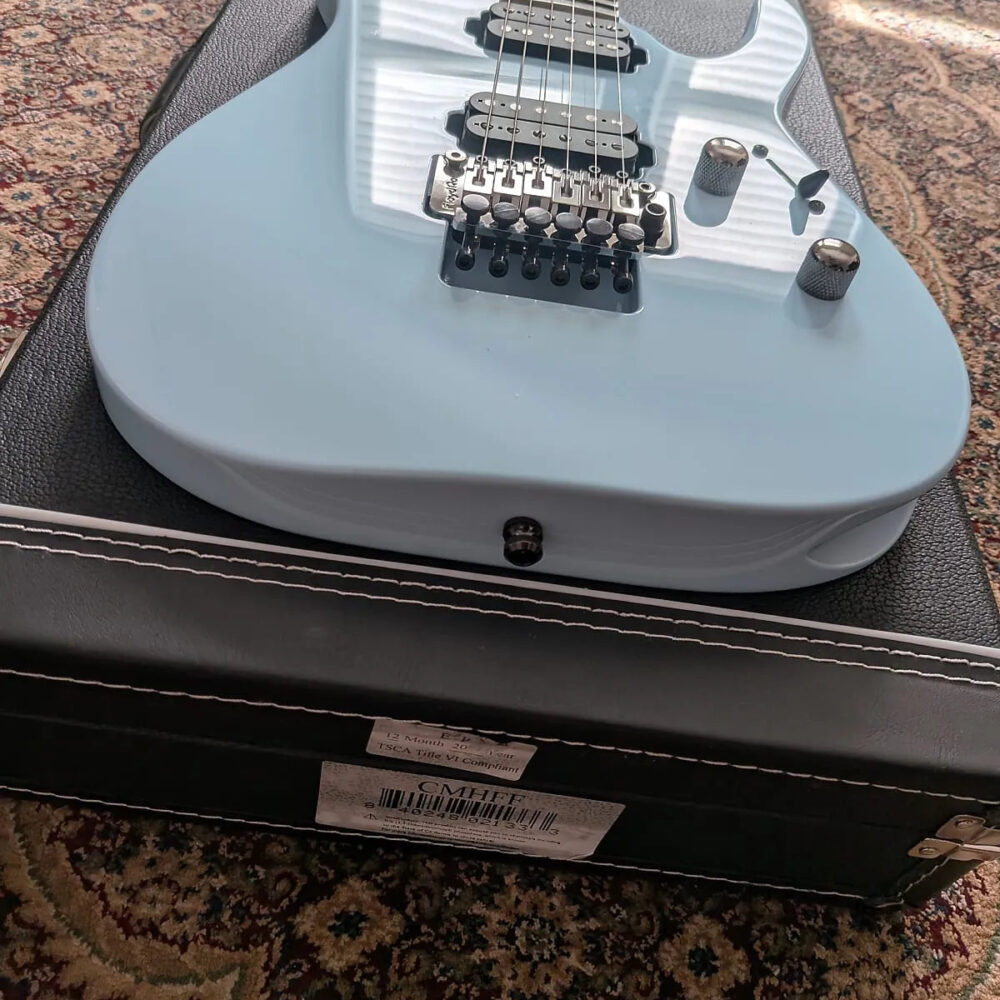 ESP M-II 2023 - Sonic Blue - The Guitar Rescue-The Guitar Rescue