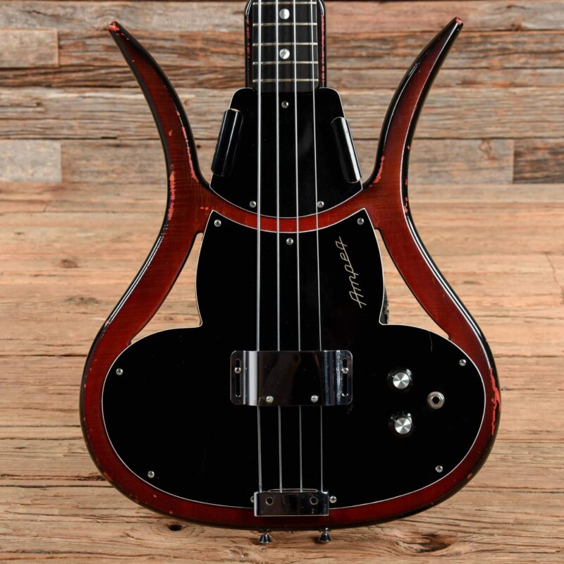 Ampeg ASB-1 Devil Bass Red Burst 1960s - The Guitar Rescue-The Guitar Rescue