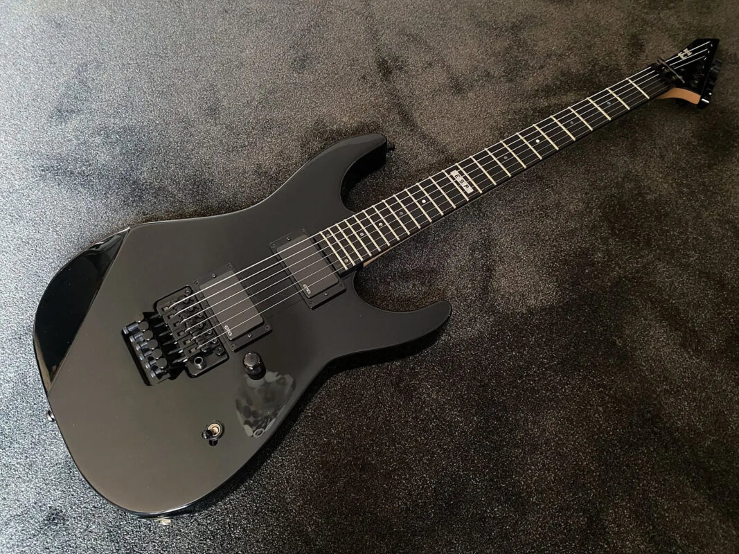 ESP E-II M-II Neck Thru 2018 - Black - VERY GOOD condition + CASE - The Guitar Rescue-The Guitar Rescue