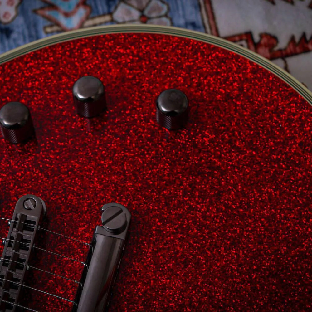 ESP MIJ E-II Eclipse DB "Red Sparkle + Ebony" (2023) - The Guitar Rescue-The Guitar Rescue