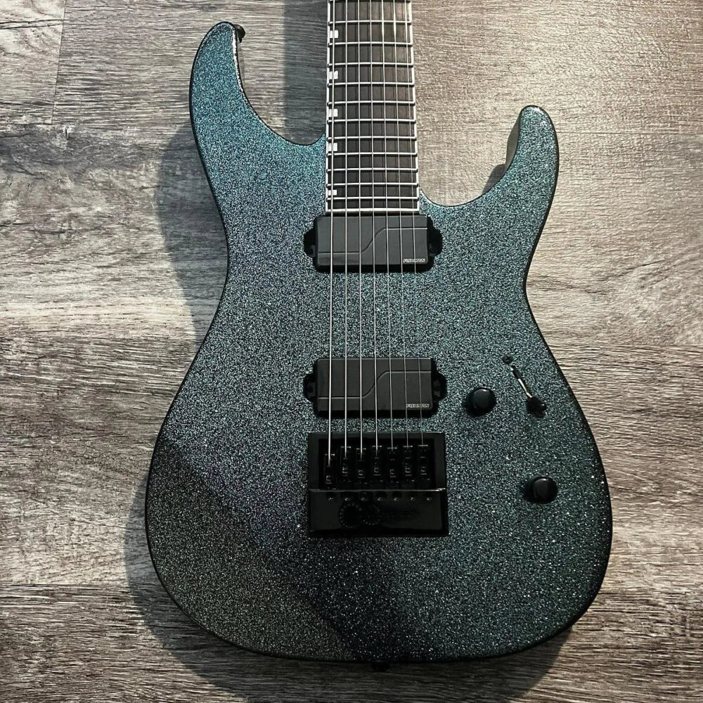 Mint! ESP E-II M-II 7B Baritone Evertune - Granite Sparkle - The Guitar Rescue-The Guitar Rescue