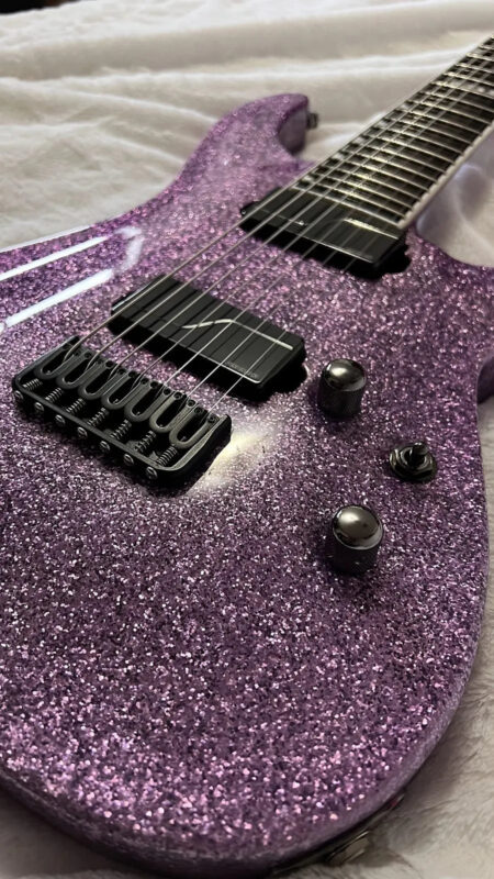 ESP E-II Horizon NT-7B Hipshot 2019 - Present - Purple Sparkle - The Guitar Rescue-The Guitar Rescue