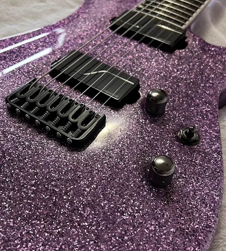 ESP E-II Horizon NT-7B Hipshot 2019 - Present - Purple Sparkle - The Guitar Rescue-The Guitar Rescue