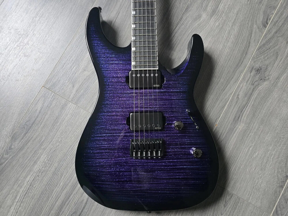 ESP Original Series Custom Shop M-II NTB - Glitter Storm - The Guitar Rescue-The Guitar Rescue
