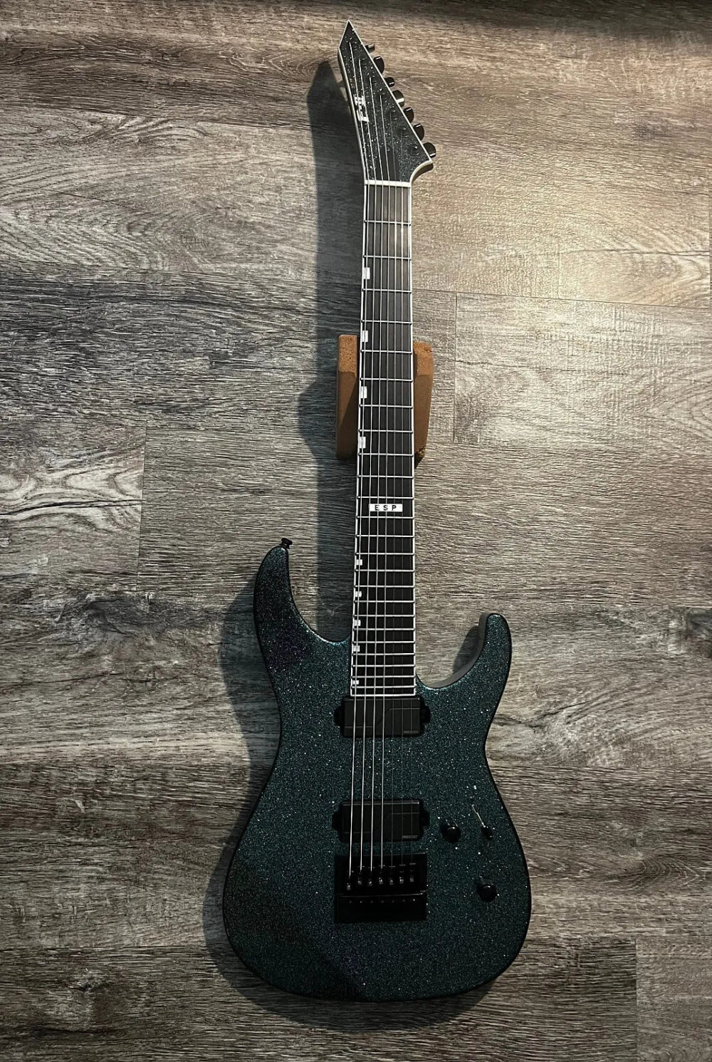 Mint! ESP E-II M-II 7B Baritone Evertune - Granite Sparkle - The Guitar Rescue-The Guitar Rescue