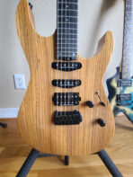 ESP M-III USA 2017 - Limited #2 of 20 Zebrawood Natural - The Guitar Rescue-The Guitar Rescue