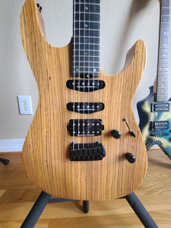 ESP M-III USA 2017 - Limited #2 of 20 Zebrawood Natural - The Guitar Rescue-The Guitar Rescue