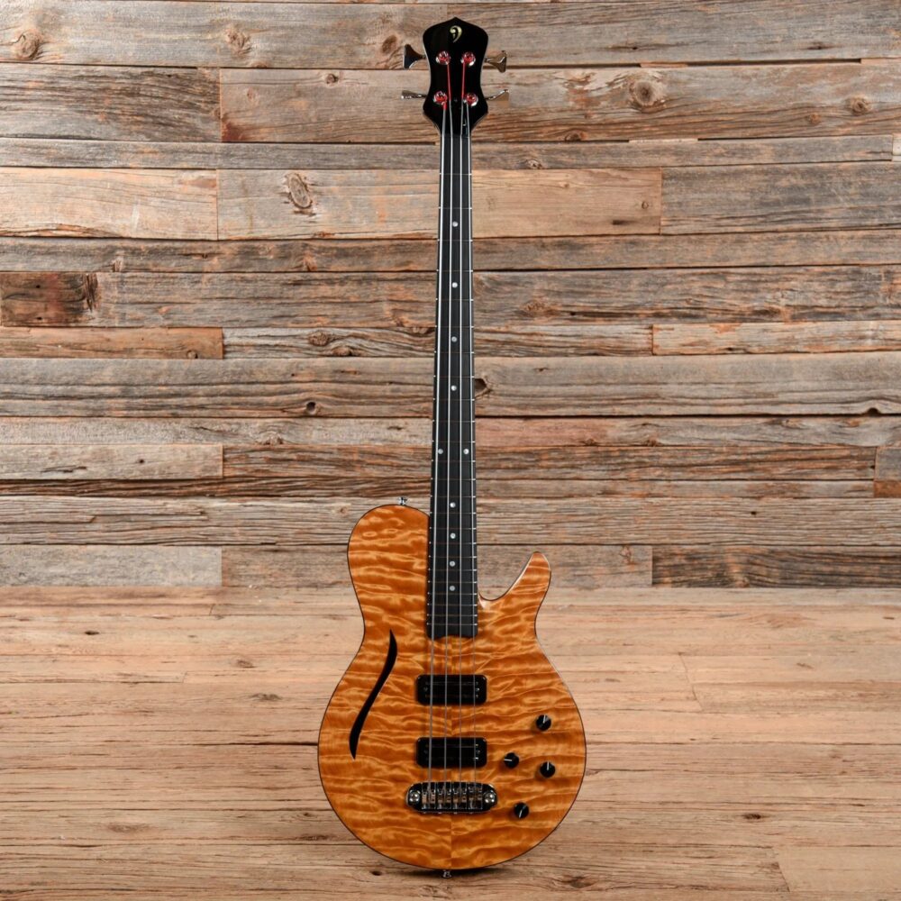 Drake Custom Cricket Semi-Hollow Medium Scale Bass Natural 2017 - The Guitar Rescue-The Guitar Rescue