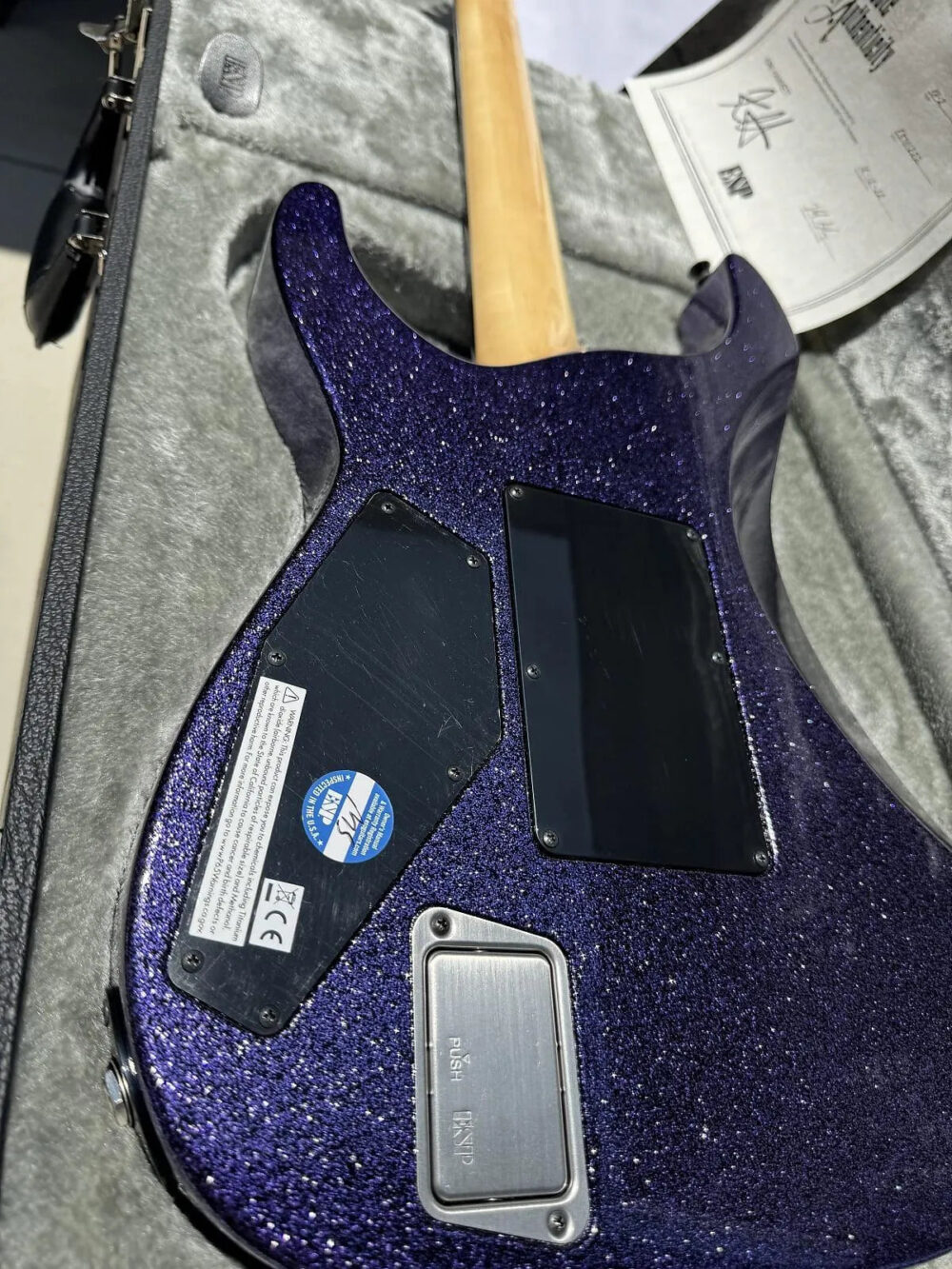 ESP KH-2 Kirk Hammett Signature 2019 - Present - Purple Sparkle - The Guitar Rescue-The Guitar Rescue