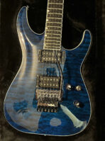 ESP Standard Horizon FR-II 2008 - Black Aqua (3D Quilt Top!) - The Guitar Rescue-The Guitar Rescue