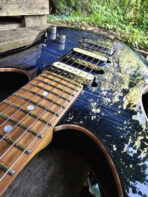 Suhr Custom Shop Modern Select Dealer Trans Whale Blue Signed by John Suhr - The Guitar Rescue-The Guitar Rescue