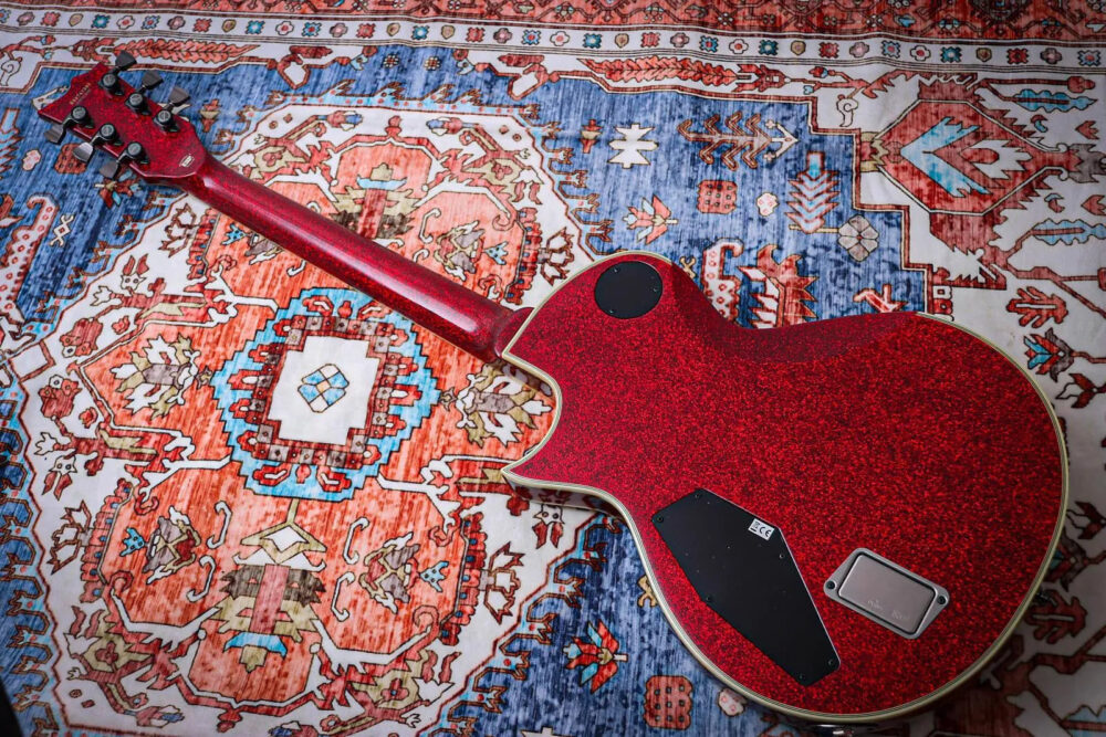 ESP MIJ E-II Eclipse DB "Red Sparkle + Ebony" (2023) - The Guitar Rescue-The Guitar Rescue