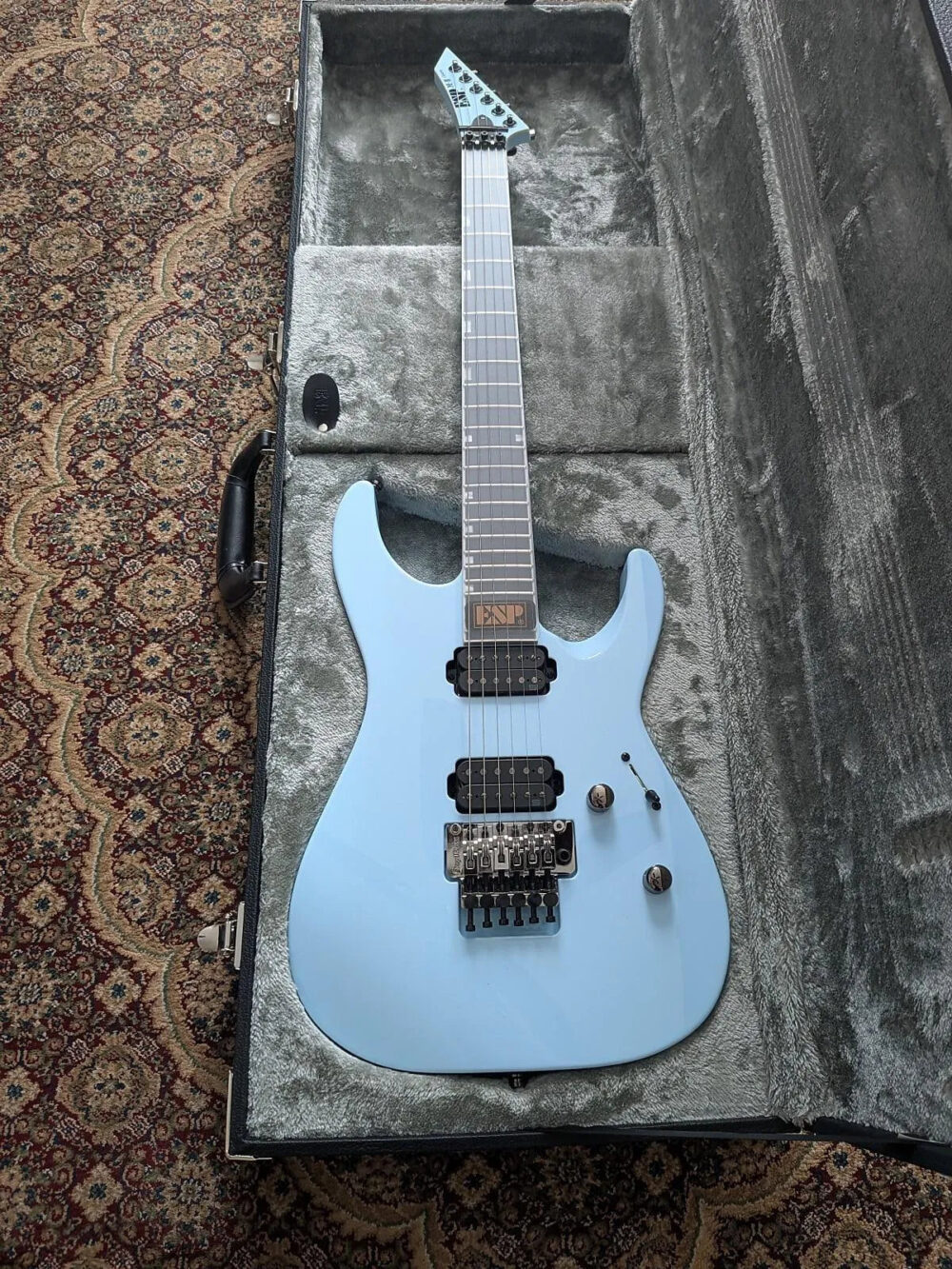 ESP M-II 2023 - Sonic Blue - The Guitar Rescue-The Guitar Rescue
