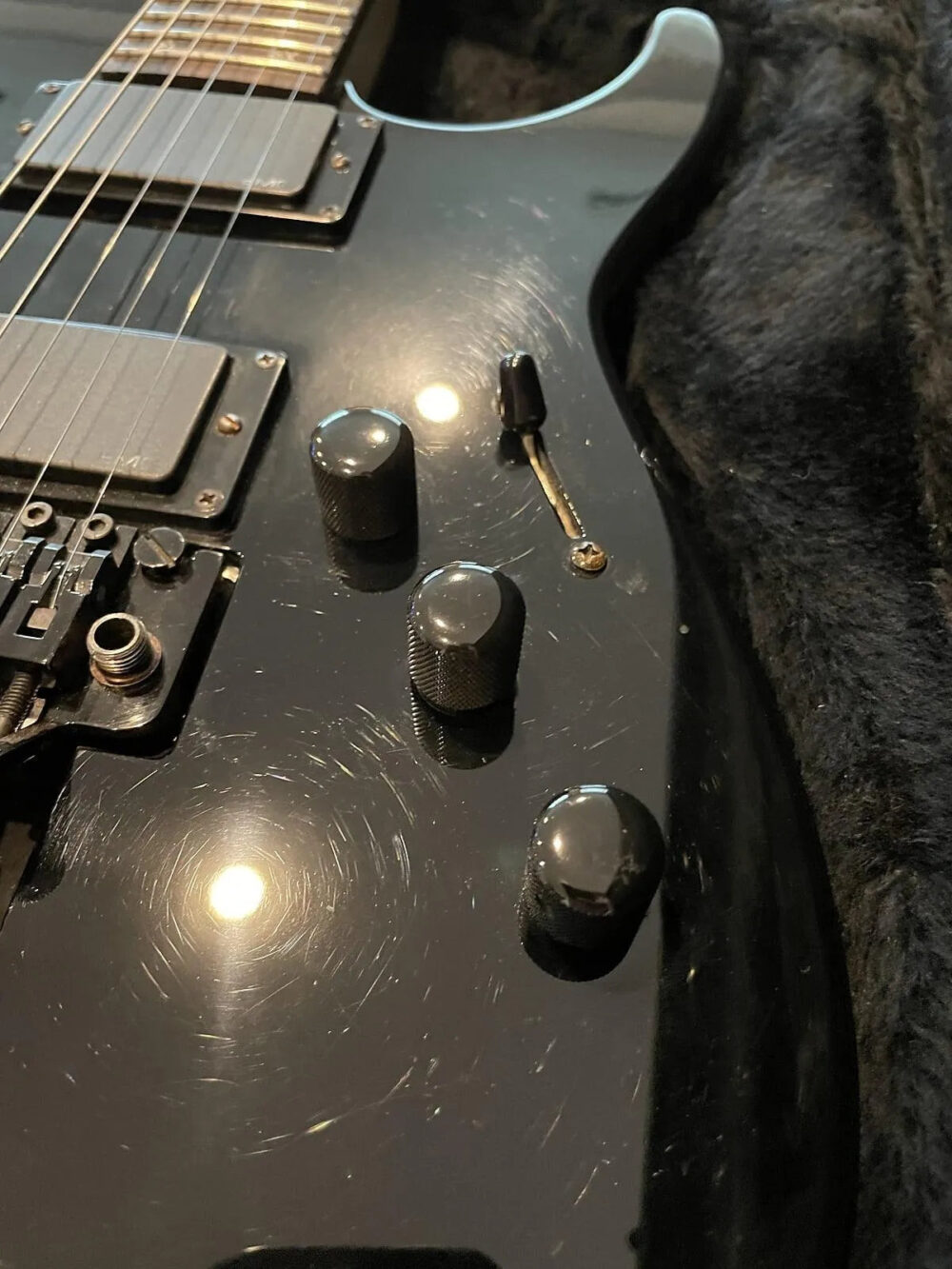 1994 ESP KH-2 Kirk Hammett Signature - Black - The Guitar Rescue-The Guitar Rescue
