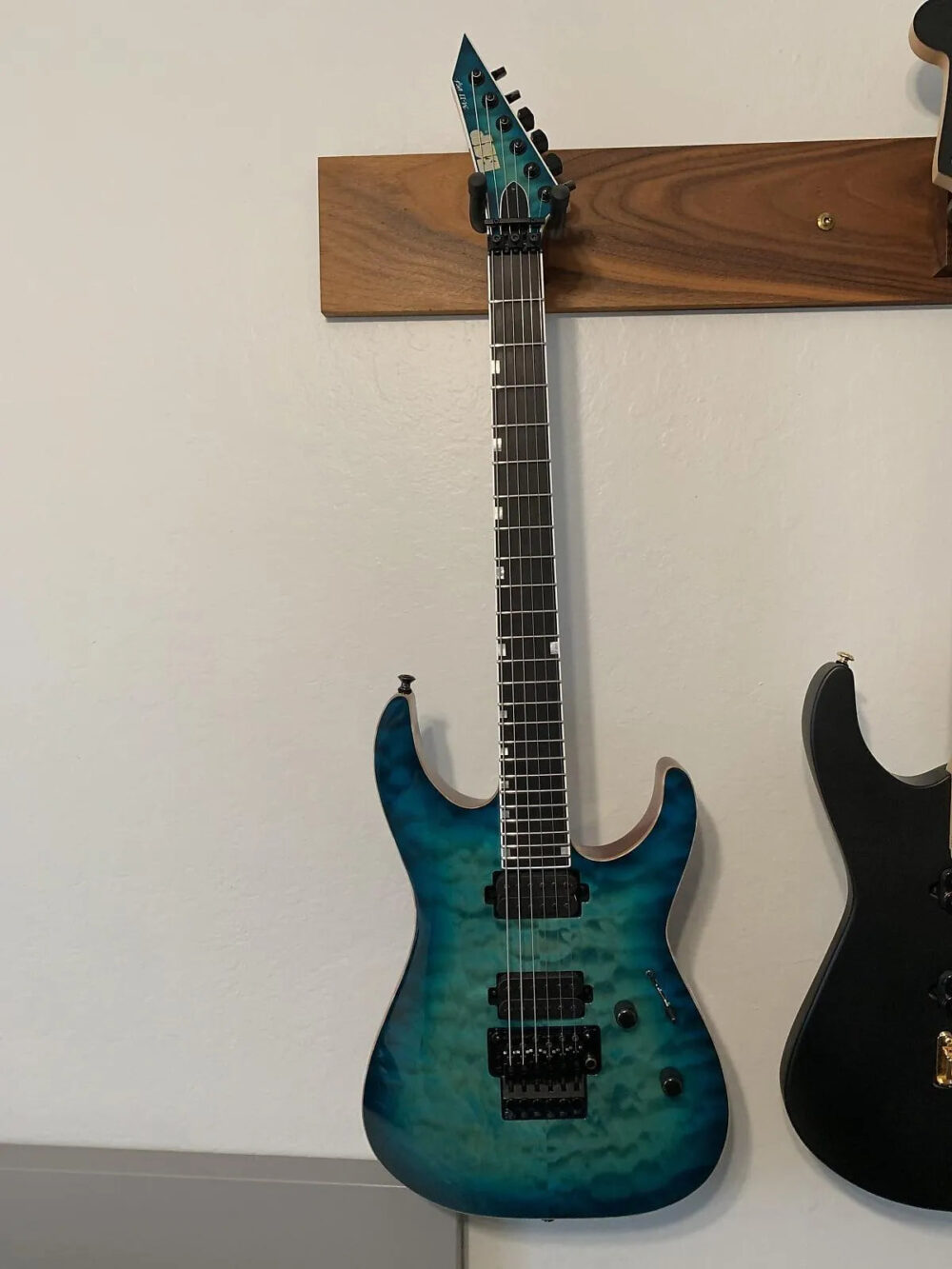 ESP M-II USA 2024 - Transparent Blue - The Guitar Rescue-The Guitar Rescue
